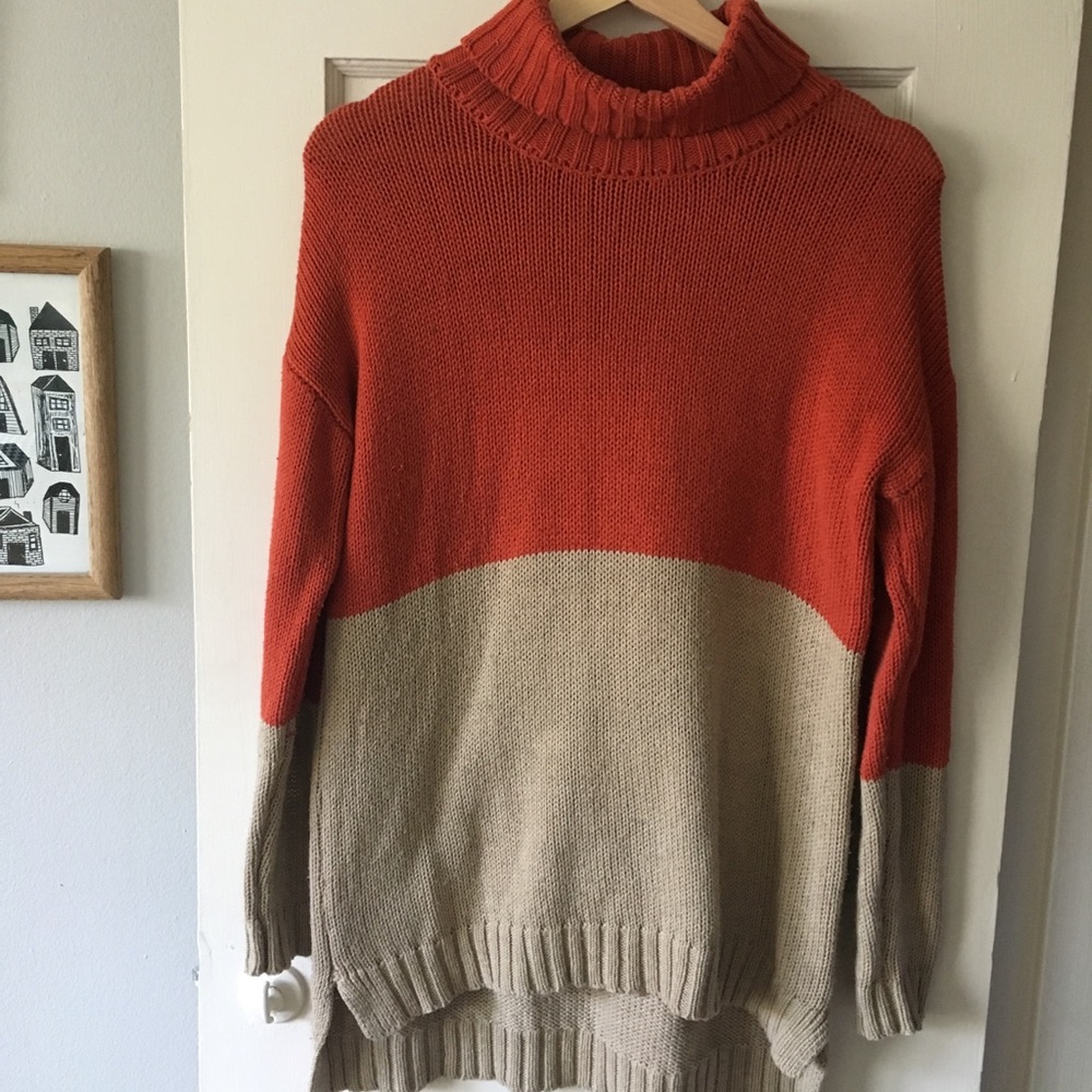 Color-block Sweater